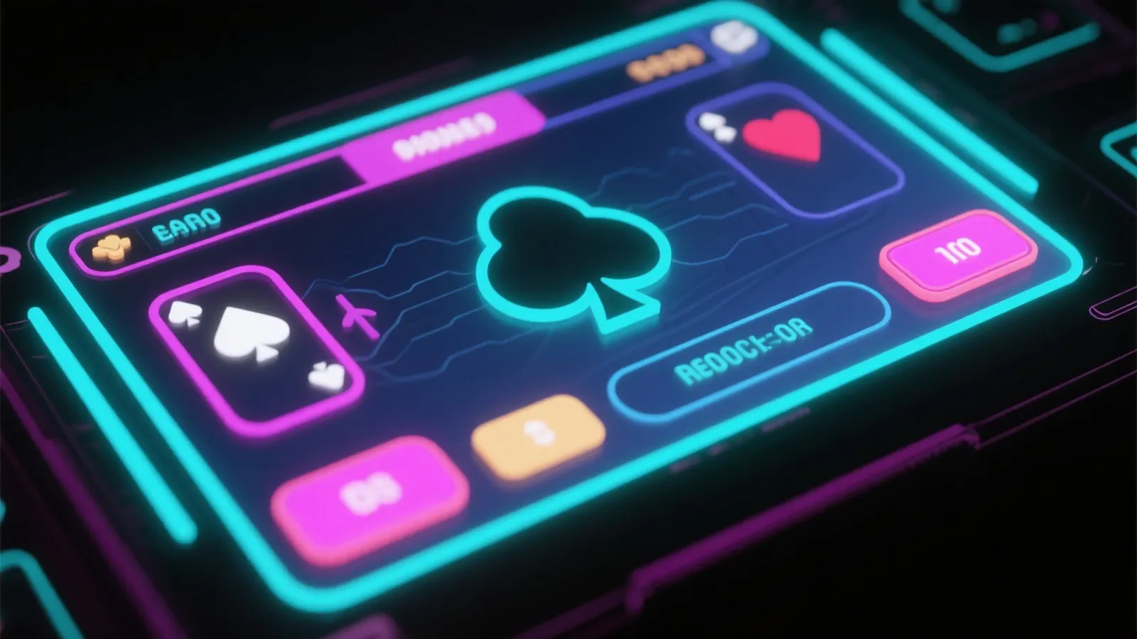 WEpoker 应用主屏示意