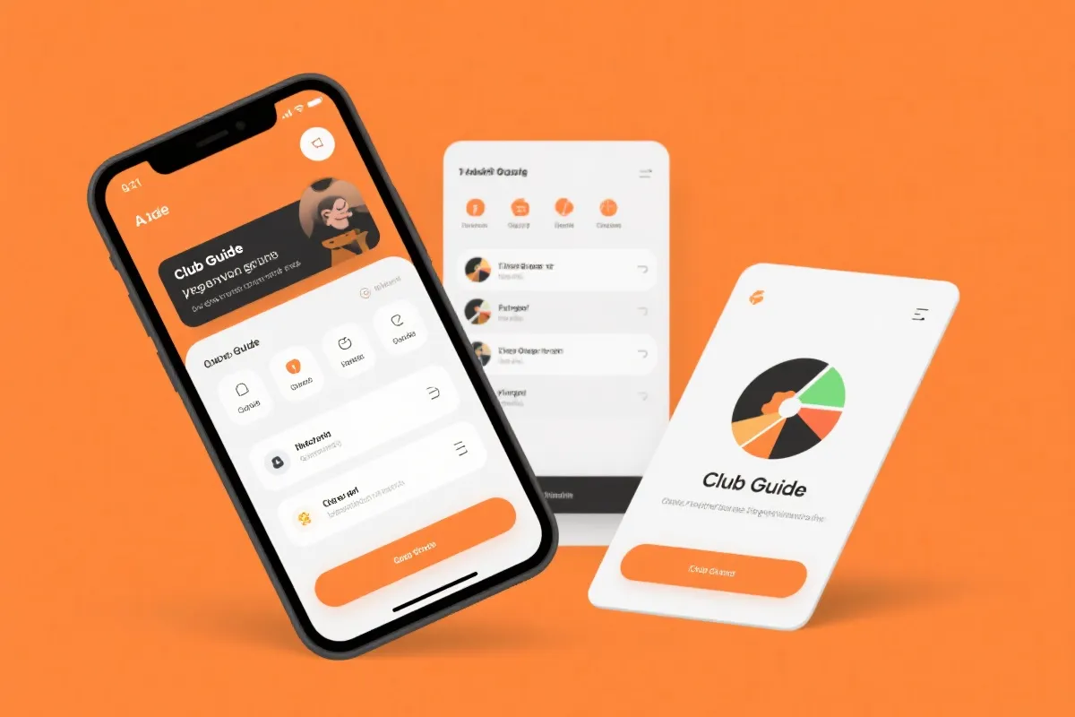 App and guide illustration